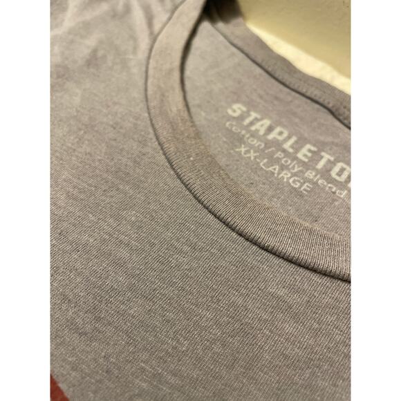 Chris Stapleton T-Shirt Size XXL Globe Life Park Arlington‎ Texas Grey - Picture 7 of 7